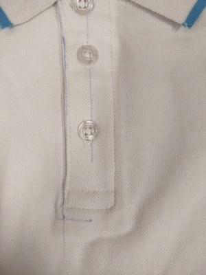 Lot de POLO maille piqué Blanc HOPENLIFE