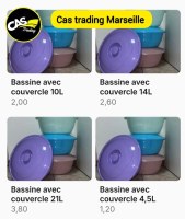 Cas trading Marseille vous propose bassine différents format produit maison cuisine