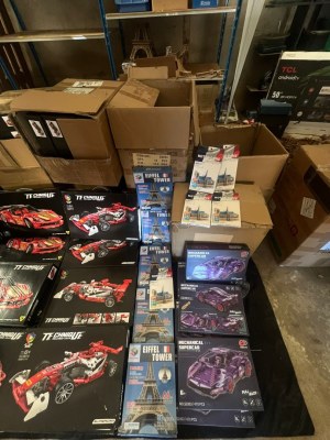 Lot de voitures style Lego puzzles 3D jeux rapidité gopher