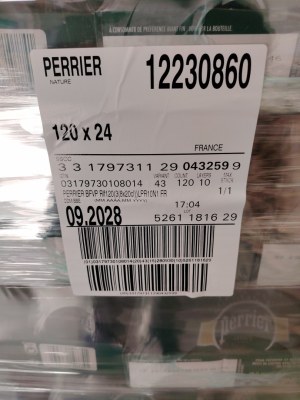 EAU GAZEUSE PERRIER 8x20CL BOUTEILLE EN VERRE