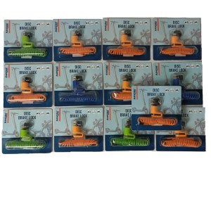 13 Antivol Bloc Disque de frein avec 2 Clés pour Vélo, Moto, Trottinette...