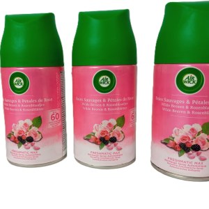 6 Recharges Freshmatic max Désodorisant AIR WICK Baies Sauvage et Pétales de Rose