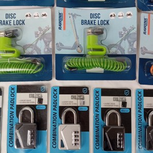 12 Articles Antivol Bloc Disque de frein / Cadenas