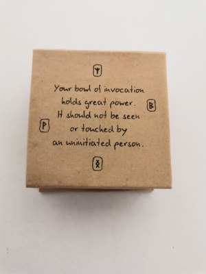 Coffret porte-encens avec cônes d'encens - version ANGLO