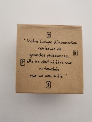 Coffret porte-encens avec cônes d'encens - version FRANCE
