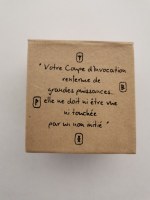 Coffret porte-encens avec cônes d'encens - version FRANCE