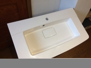 Vasque et miroir salle de bain