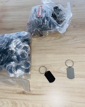 STOCK disponible de Porte-clé vierge À GRAVER