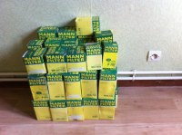 LOT DE 42 FILTRES MAN A CARBURANT