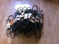 Lot de 80 courroies