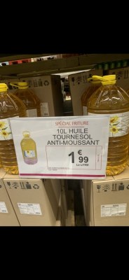 HUILE DE TOURNESOL 1L 5L et 10L