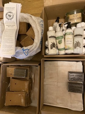 Vente de stock de produits d'hygiène artisanaux