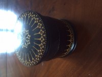 Bougie bibelot en bois jasmin