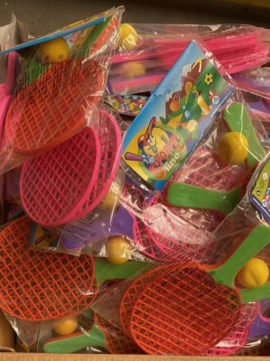 LOT N°3 : DE RAQUETTES :BADMINTON,TENNIS,SOFTBALL, PING-PONG INITIATION BALL MOUSSE