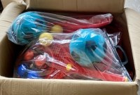 LOT N°3 : DE RAQUETTES :BADMINTON,TENNIS,SOFTBALL, PING-PONG INITIATION BALL MOUSSE