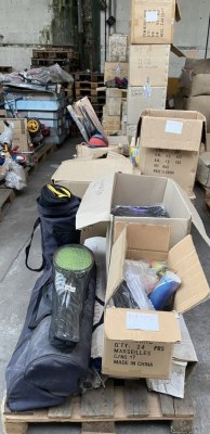 LOT N°5 : SACOCHES VIDES 8 BOULES + LANNIÈRES VIDES 3 BOULES+MESUREURS