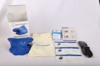 Oreiller de traction cervicale ZeniComfort avec sac en coton + cache oeil