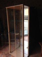 LIQUIDATION VITRINES EN VERRE 2 PORTES
