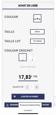 LOT DE CINTRES PRO - LE CINTRE FRANÇAIS