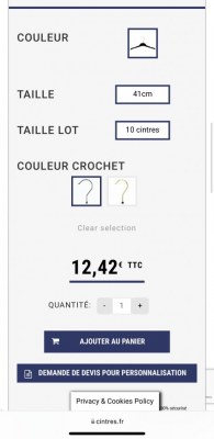 LOT DE CINTRES PRO - LE CINTRE FRANÇAIS