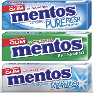 Mentos gum dragées