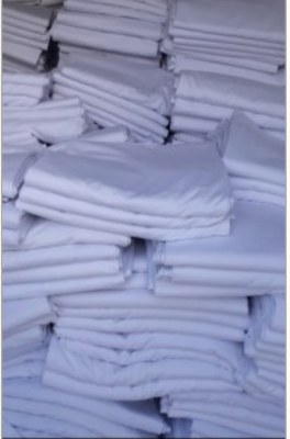 Drap blanc ou housse de couette