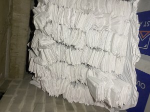 Drap blanc et housse de couette