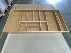 Insert de cuisine en Bambou - Tiroir a couvert