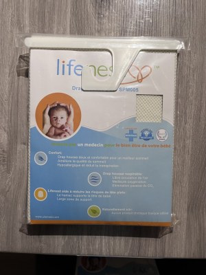 Matelas bébé Lifenest + drap housse