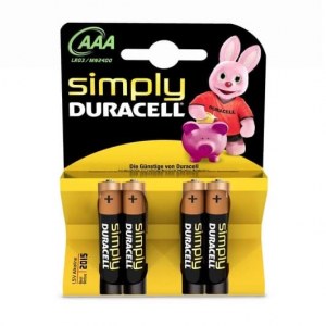 Duracell Pile R3 AAA et R6 AA