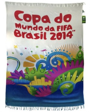 Paréo officiel fifa coupe du monde de football 2014