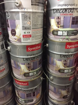 LOT DE 72 LASURES 2,5L SYNTILOR