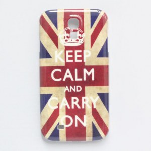 DRAPEAU ANGLETERRE KEEP CALM Rétro Coque rigide pour Samsung Galaxy S4 i9500