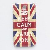 DRAPEAU ANGLETERRE KEEP CALM Rétro Coque rigide pour Samsung Galaxy S4 i9500