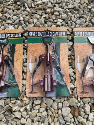 ⭐️ Lot Ouvre Bouteilles Tire Bouchon Décapsuleur à Ailettes Leviers Bière Vin neufs