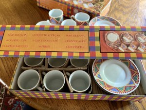 ⭐️ Lot Set de 6 Tasses à café et thé avec Soucoupes en Porcelaine Fine neuf