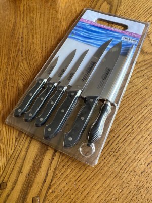 ⭐️ Lot Set de Couteaux avec Planche à découper Koch Messer