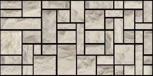 Plaquette de parement 3D 100x50x2cm