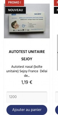 AUTOTEST BOITE DE 1 / AUTOTEST BOITE DE 2 / AUTOTEST BOITE DE 5