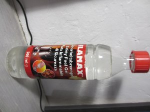 Gel combustible pour fondue