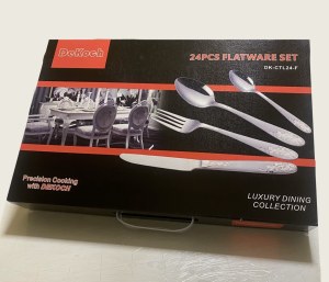 Set de couverts complet 24 pièces