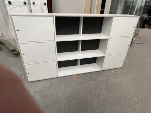 MEUBLE TV AVEC PORTE BOIS ET ETAGERE