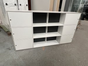 MEUBLE TV AVEC PORTE BOIS ET ETAGERE