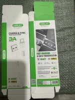 Câble GERLAX D9T Type-C (USB-C) – Charge Rapide 3A – Compatible Samsung & Android