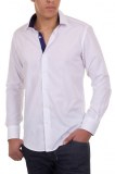 Chemise fashion Slim fit coupe cintrée blanc DI LUCA