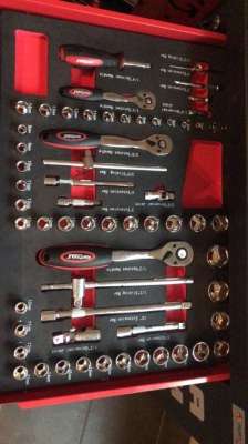 Servante d'atelier HURTZTOOLS GERMANY 245 pièces CHROME VANADIUM