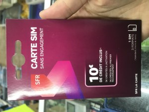 CARTE SIM SFR