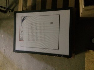 Lot de cadres bois neufs (40x50 et 50x70)