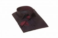 Chemise fashion Slim fit coupe cintrée noir DI LUCA