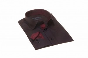 Chemise fashion Slim fit coupe cintrée noir DI LUCA